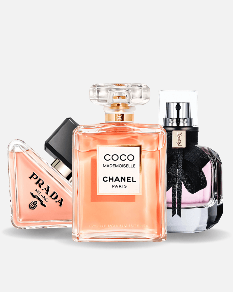Combo de 3 perfumes Prada Prada PARADOXE, COCO MADEMOISELLE, MON PARIS 100ml