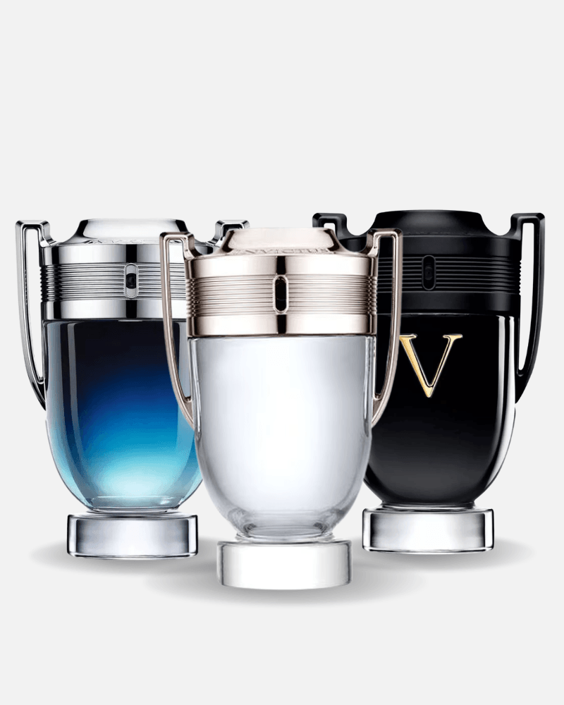 Combo de 3 perfumes Paco Rabanne: INVICTUS LEGEND, INVICTUS e INVICTUS VICTORY 100ml